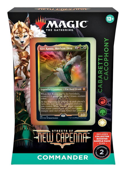 Streets of New Capenna Commander Deck - Cabaretti Cacophony trading card from Commander: Streets of New Capenna Streets of New Capenna Commander Deck - Cabaretti Cacophony - Commander: Streets of New Capenna Magic: The Gathering trading card