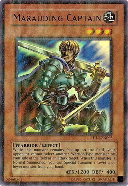 Marauding Captain trading card from Hobby League 2 Marauding Captain - Hobby League 2 YuGiOh trading card