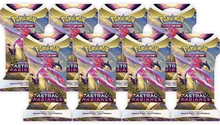 Astral Radiance Sleeved Booster Pack Bundle [Set of 8] - SWSH10: Astral Radiance Pokémon trading card
