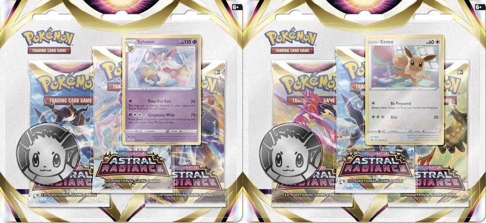 Astral Radiance 3 Pack Blister [Set of 2] - SWSH10: Astral Radiance Pokémon trading card