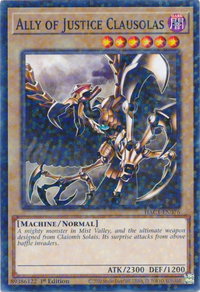 Ally of Justice Clausolas (Duel Terminal) - Hidden Arsenal: Chapter 1 (HAC1) #HAC1-EN076 - Duel Terminal Technology Common YuGiOh Trading Card