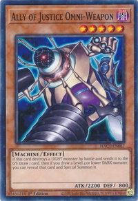Ally of Justice Omni-Weapon (Duel Terminal) - Hidden Arsenal: Chapter 1 (HAC1) #HAC1-EN087 - Duel Terminal Technology Common YuGiOh Trading Card