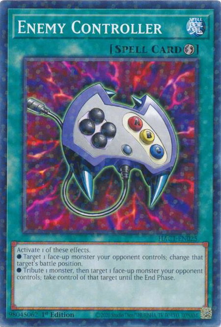 Enemy Controller (Duel Terminal) trading card from Hidden Arsenal: Chapter 1 Enemy Controller (Duel Terminal) - Hidden Arsenal: Chapter 1 YuGiOh trading card