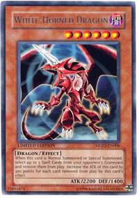 White-Horned Dragon - McDonald's Promo Series 2 YuGiOh trading card