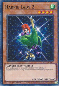 Harpie Lady 2 (Duel Terminal) - Hidden Arsenal: Chapter 1 (HAC1) #HAC1-EN011 - Duel Terminal Technology Common YuGiOh Trading Card