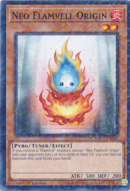 Neo Flamvell Origin (Duel Terminal) - Hidden Arsenal: Chapter 1 YuGiOh trading card