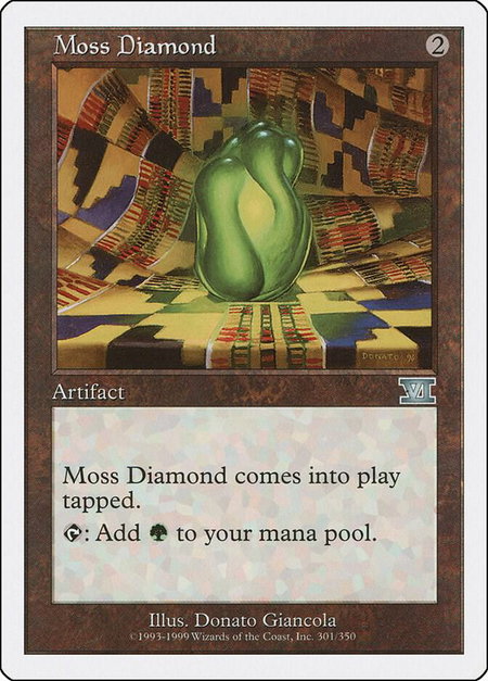Moss Diamond - Classic Sixth Edition Magic: The Gathering trading card