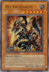 Des Volstgalph - Shonen Jump Championship Series Promos  #SJC-EN002 - Ultra Rare YuGiOh Trading Card