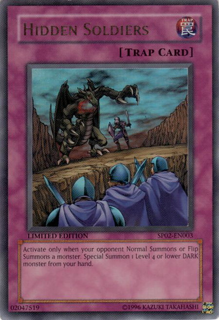 Hidden Soldiers - Sneak Preview Series 2 YuGiOh trading card