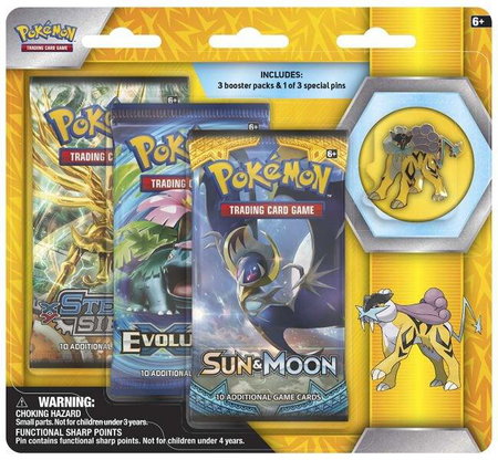 Legendary Beasts Collector Pin 3 Pack Blister [Raikou] - Miscellaneous Cards & Products Pokémon trading card
