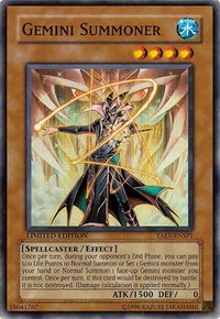 Gemini Summoner - Sneak Preview Series 3  #TAEV-ENSP1 - Super Rare YuGiOh Trading Card