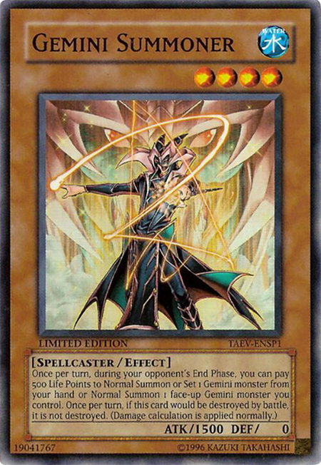 Gemini Summoner - Sneak Preview Series 3 YuGiOh trading card