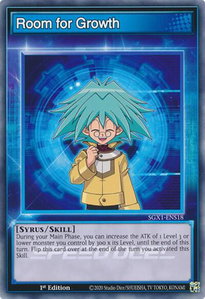 Room for Growth - Speed Duel GX: Duel Academy Box  #SGX1-ENS18 - Common / Short Print YuGiOh Trading Card