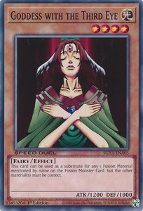 Goddess with the Third Eye - Speed Duel GX: Duel Academy Box  #SGX1-ENA05 - Common / Short Print YuGiOh Trading Card