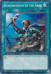 Reinforcement of the Army (A) - Speed Duel GX: Duel Academy Box  #SGX1-ENA14 - Common / Short Print YuGiOh Trading Card