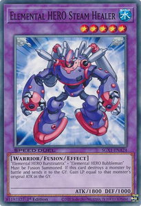 Elemental HERO Steam Healer - Speed Duel GX: Duel Academy Box  #SGX1-ENA24 - Common / Short Print YuGiOh Trading Card