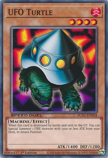 UFO Turtle - Speed Duel GX: Duel Academy Box YuGiOh trading card