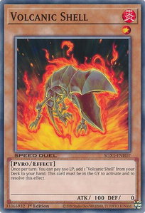 Volcanic Shell - Speed Duel GX: Duel Academy Box  #SGX1-ENH07 - Common / Short Print YuGiOh Trading Card