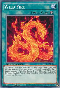 Wild Fire - Speed Duel GX: Duel Academy Box  #SGX1-ENH16 - Common / Short Print YuGiOh Trading Card