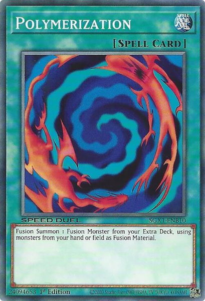 Polymerization (B) trading card from Speed Duel GX: Duel Academy Box Polymerization (B) - Speed Duel GX: Duel Academy Box YuGiOh trading card