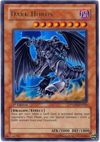 Dark Horus trading card from Phantom Darkness Dark Horus - Phantom Darkness YuGiOh trading card