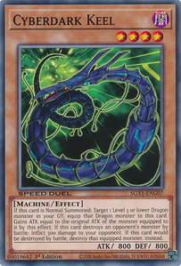 Cyberdark Keel - Speed Duel GX: Duel Academy Box  #SGX1-ENG07 - Common / Short Print YuGiOh Trading Card