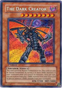 The Dark Creator trading card from Phantom Darkness The Dark Creator - Phantom Darkness YuGiOh trading card