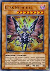 Dark Nephthys trading card from Phantom Darkness Dark Nephthys - Phantom Darkness YuGiOh trading card