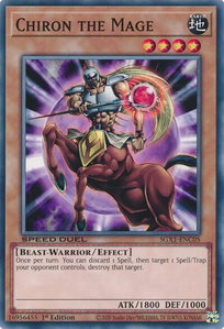 Chiron the Mage - Speed Duel GX: Duel Academy Box  #SGX1-ENC05 - Common / Short Print YuGiOh Trading Card