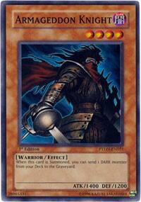 Armageddon Knight - Phantom Darkness (PTDN) #PTDN-EN021 - Super Rare YuGiOh Trading Card
