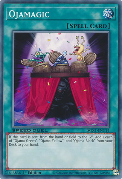 Ojamagic - Speed Duel GX: Duel Academy Box YuGiOh trading card