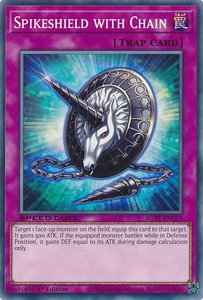 Spikeshield with Chain - Speed Duel GX: Duel Academy Box  #SGX1-ENC19 - Common / Short Print YuGiOh Trading Card