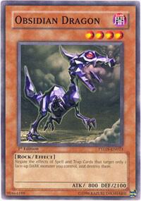 Obsidian Dragon - Phantom Darkness YuGiOh trading card