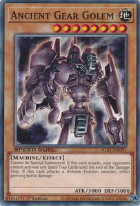 Ancient Gear Golem - Speed Duel GX: Duel Academy Box  #SGX1-END01 - Common / Short Print YuGiOh Trading Card