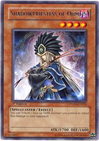 Shadowpriestess of Ohm - Phantom Darkness YuGiOh trading card