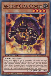 Ancient Gear Gadget - Speed Duel GX: Duel Academy Box  #SGX1-END11 - Common / Short Print YuGiOh Trading Card