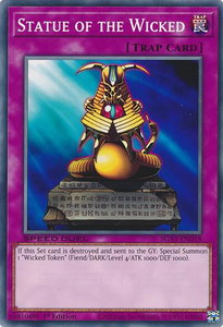 Statue of the Wicked - Speed Duel GX: Duel Academy Box  #SGX1-END18 - Common / Short Print YuGiOh Trading Card