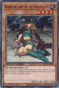 Warrior Lady of the Wasteland - Speed Duel GX: Duel Academy Box  #SGX1-ENE05 - Common / Short Print YuGiOh Trading Card