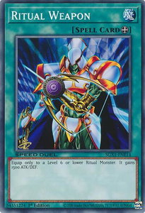 Ritual Weapon - Speed Duel GX: Duel Academy Box  #SGX1-ENE14 - Common / Short Print YuGiOh Trading Card