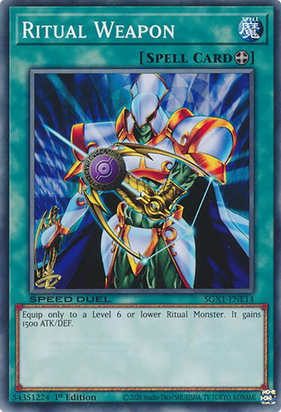 Ritual Weapon - Speed Duel GX: Duel Academy Box YuGiOh trading card