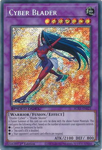 Cyber Blader (Secret Rare) - Speed Duel GX: Duel Academy Box  #SGX1-ENE21 - Secret Rare YuGiOh Trading Card