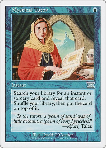 Mystical Tutor - Classic Sixth Edition Magic: The Gathering trading card