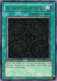 The Beginning of the End - Phantom Darkness YuGiOh trading card