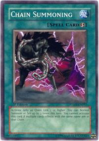Chain Summoning trading card from Phantom Darkness Chain Summoning - Phantom Darkness YuGiOh trading card