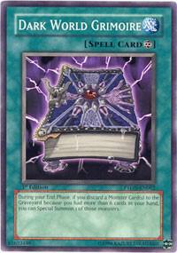 Dark World Grimoire - Phantom Darkness YuGiOh trading card