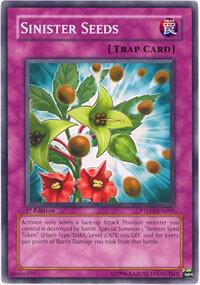 Sinister Seeds trading card from Phantom Darkness Sinister Seeds - Phantom Darkness YuGiOh trading card