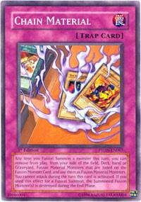 Chain Material trading card from Phantom Darkness Chain Material - Phantom Darkness YuGiOh trading card