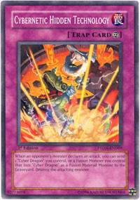 Cybernetic Hidden Technology trading card from Phantom Darkness Cybernetic Hidden Technology - Phantom Darkness YuGiOh trading card