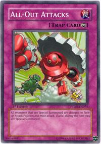 All-Out Attacks trading card from Phantom Darkness All-Out Attacks - Phantom Darkness YuGiOh trading card