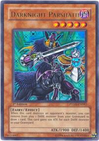 Darknight Parshath trading card from Phantom Darkness Darknight Parshath - Phantom Darkness YuGiOh trading card
